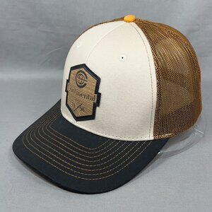 Continental Headwear Snapback Hat Cap Black Trucker Mesh Patch Adjustable Mens